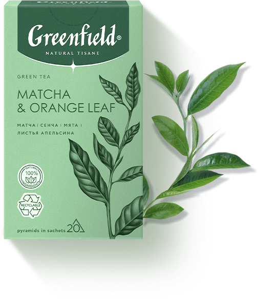 Matcha & Orange Leaf