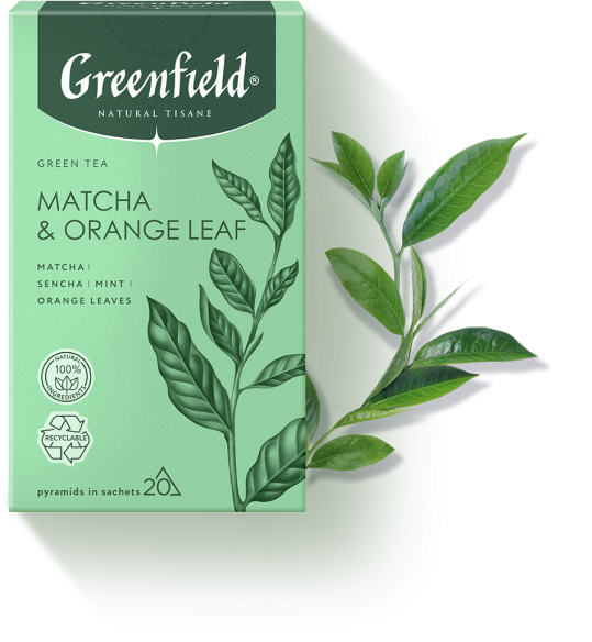 Matcha & Orange Leaf